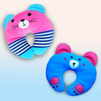 Joynap Polyester Fibre Toons & Characters Baby Pillow Pack of 2(Blue)