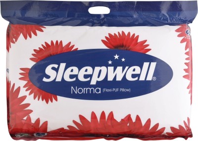 Sleepwell Pillow Set || Comfort And Support Pillow Foam Solid Sleeping Pillow Pack of 1(White)