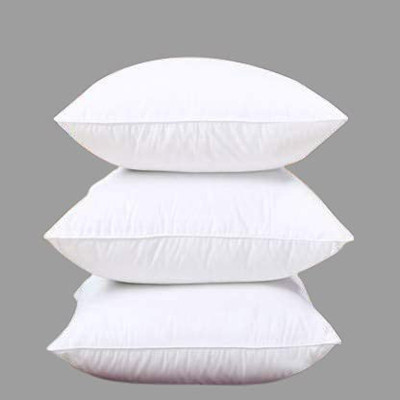 JJ Avatar Polyester Fibre Solid Sleeping Pillow Pack of 3(White)