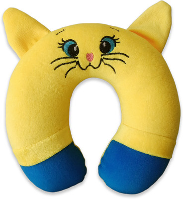 Synlark Cotton Animals Baby Pillow Pack of 1(Yellow)