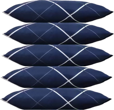Navi collection Microfibre Abstract Sleeping Pillow Pack of 5(BLUE LINE)