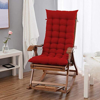 AG's Active Microfibre Solid Chair Pad Pack of 1(Red)