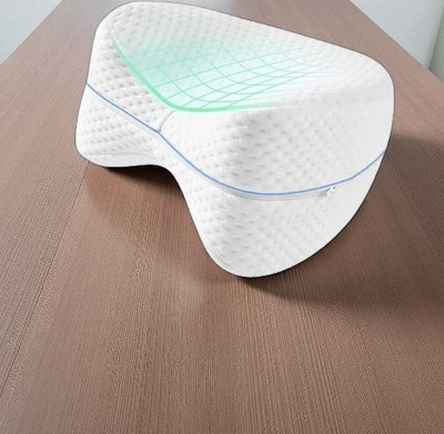 INDIEPREMIOR Microbeads Solid Orthopaedic Pillow Pack of 1(White)