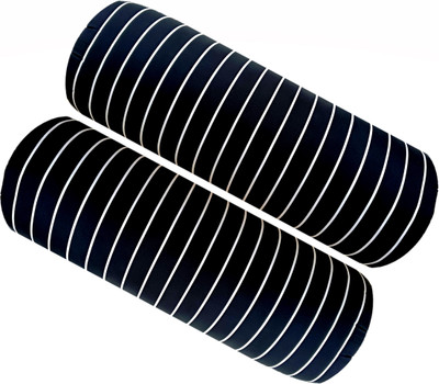 Changers Microfibre Bolster Pack of 2 Stripes(Black)