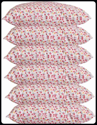Urmila Creation Sleeping Pillow Set Of 6 Microfibre Floral Sleeping Pillow Pack of 6(Multicolor)