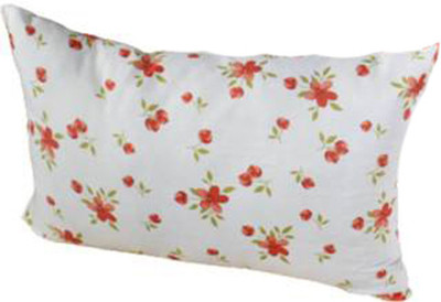 brightjex Microfibre Solid Sleeping Pillow Pack of 1(Orange Flowers)