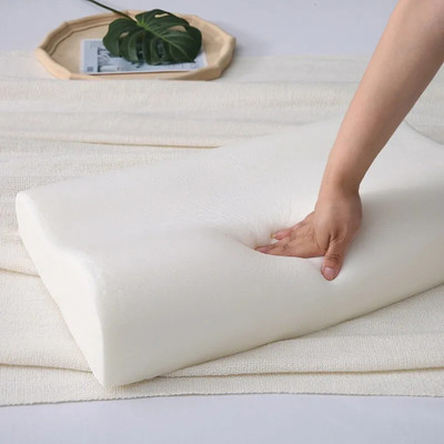 CYBUY Home Series Memory Foam Nature Orthopaedic Pillow Pack of 1(White)