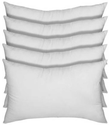 ROYALREOX Microfibre Sleeping Pillow Pack of 5 Solid(White)