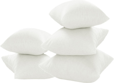 Embroco 18004-5-12x12 Polyester Fibre Solid Cushion Pack of 5(White)