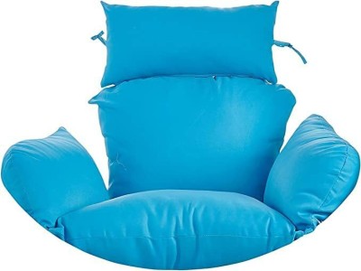 Swingzy Egg Chair Cushion Cotton Solid Cushion Pack of 1(Blue)