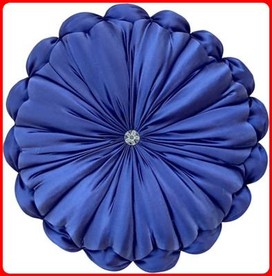 GTX Microfibre Solid Floor Cushion Pack of 1(Blue)
