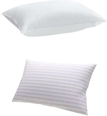 SOFT SNOOZE New Slpping Pillow38 Microfibre Solid Sleeping Pillow Pack of 2(Multicolor)