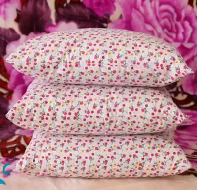 ERANC LUXURY Polyester Fibre Abstract Sleeping Pillow Pack of 4(Multicolor)