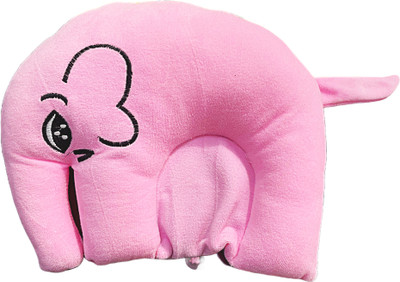 APARAJ Mustard Seeds Baby Pillow Pack of 1 Solid(Pink)