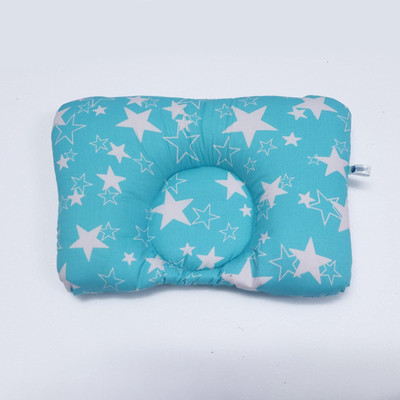 Kradyl Kroft Microfibre Solid Baby Pillow Pack of 1(Blue)