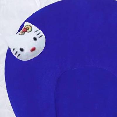 Trivika Fashions Foam Baby Pillow Pack of 1 Solid(Blue)