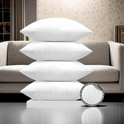 fulffystyl Microfibre Sleeping Pillow Pack of 4 Abstract LUXURY(White)