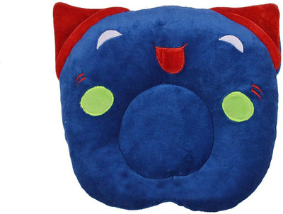 HANDICRAFT VASTRA Teddy Short Ear Mustard Seeds, Microfibre Toons & Characters Baby Pillow Pack of 1(Blue)
