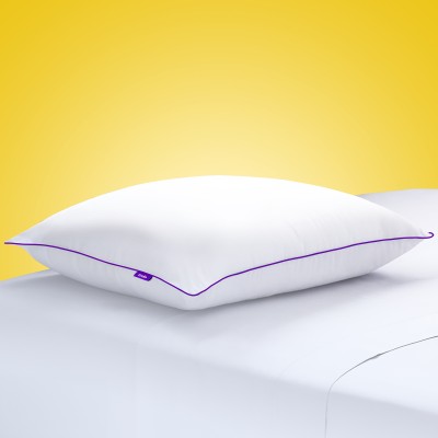 Frido Sleeping Pillow Microfibre Solid Sleeping Pillow Pack of 1(White)