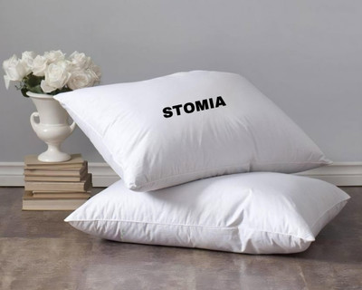 Ansu's Polyester Fibre Sleeping Pillow Pack of 2 Abstract WHITE PILLOW(White)