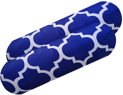 PALVIT Microfibre Abstract Bolster Pack of 2(JALAR)