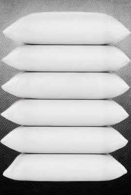 Urmila Creation Microfibre Sleeping Pillow Pack of 6 Solid LUXURY(White)