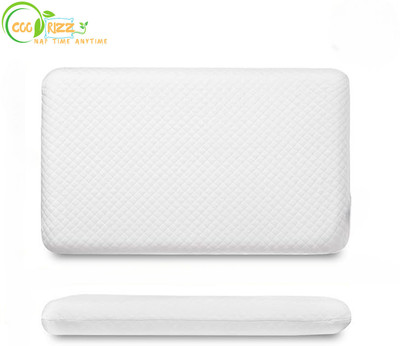 COORIZZ Memory Foam Solid Body Pillow Pack of 1(White)