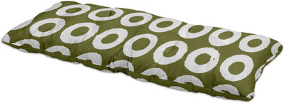 Vargottam Polyester Fibre Geometric Chair Pad Pack of 1(Light Green)