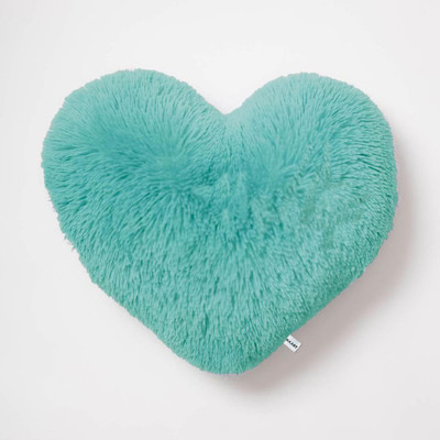 PICKKART Microfibre Solid Cushion Pack of 1(Blue)