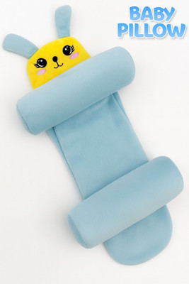 Babeestar Polyester Fibre Baby Pillow Pack of 1 Animals(Light Blue)