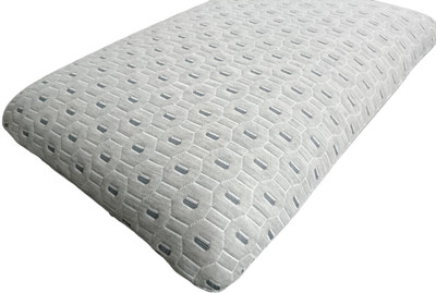 Cashmera Memory Foam Orthopaedic Pillow Pack of 1 Solid Memory Foam Orthopedic Bed Pillow for Sleeping & Neck Pain Relief Suitable -(Grey)