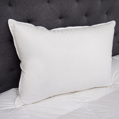 RomancePillow Polyester Fibre Solid Sleeping Pillow Pack of 1(White)