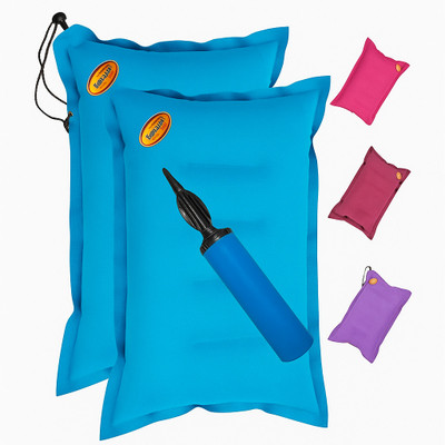 RL ENTERPRISE Air Travel Pillow Pack of 1 Solid 2025(Blue)