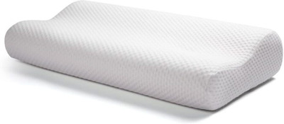 RAIVATS CARE RAIVATS CARE Contour Cervical Position Pillow Memory Foam Solid Cervical Pack of 1(White)