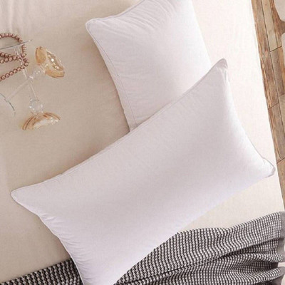 Changers Microfibre Solid Sleeping Pillow Pack of 2(White)