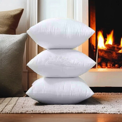 fulffystyl Microfibre Sleeping Pillow Pack of 3 Floral luxury(White)