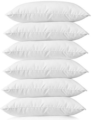 KUBER INDUSTRIES Microfibre Nature Sleeping Pillow Pack of 6(White)