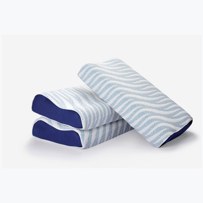 Sleepwell Impression Pillow Memory Foam Abstract Orthopaedic Pillow Pack of 1(White)