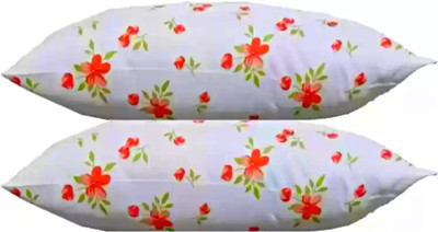 GOGA LUXURY Microfibre Abstract Sleeping Pillow Pack of 2(Orange)