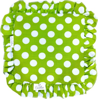 Honey Boo Mustard Seeds Polka Baby Pillow Pack of 1(Green)