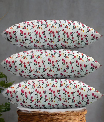 YPOLOIPO LUXURY Polyester Fibre Solid Sleeping Pillow Pack of 3(Printed)