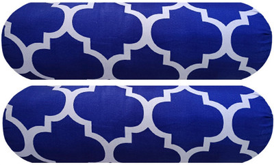PALVIT Microfibre Abstract Bolster Pack of 2(JALAR)