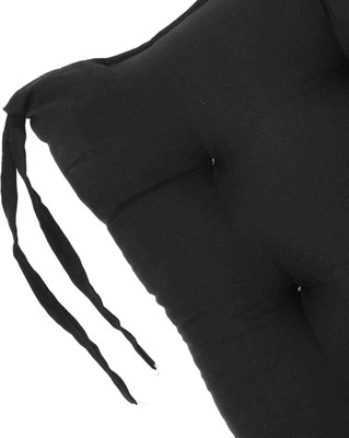 Texlux Microfibre Solid Chair Pad Pack of 1(Multicolor)