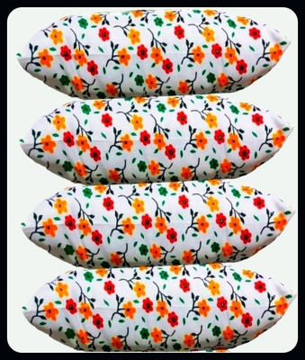 Urmila Creation Microfibre Floral Sleeping Pillow Pack of 4(Multicolor)