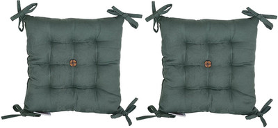 LINENWALAS Microfibre Solid Sleeping Pillow Pack of 1(Dark Green)