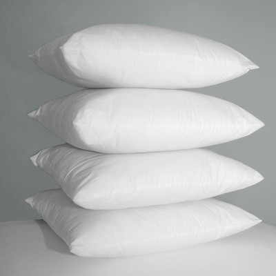 Napwing Microfibre Solid Sleeping Pillow Pack of 4(White)