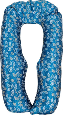 VRINDAKUL Cotton Pregnancy Pillow Pack of 1 Solid(Blue)