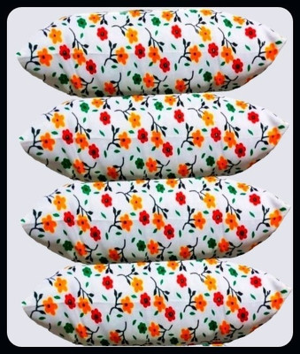 JAYOG ENTERPRISE Microfibre Floral Sleeping Pillow Pack of 4(Multicolor)
