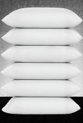 Urmila Creation Microfibre Sleeping Pillow Pack of 6 Solid LUXURY(White)