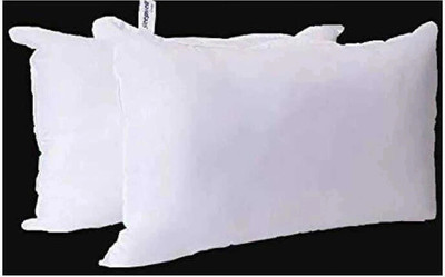Sleepwell || Soft and Luxury || Microfibre Solid Sleeping Pillow Pack of 2(White)